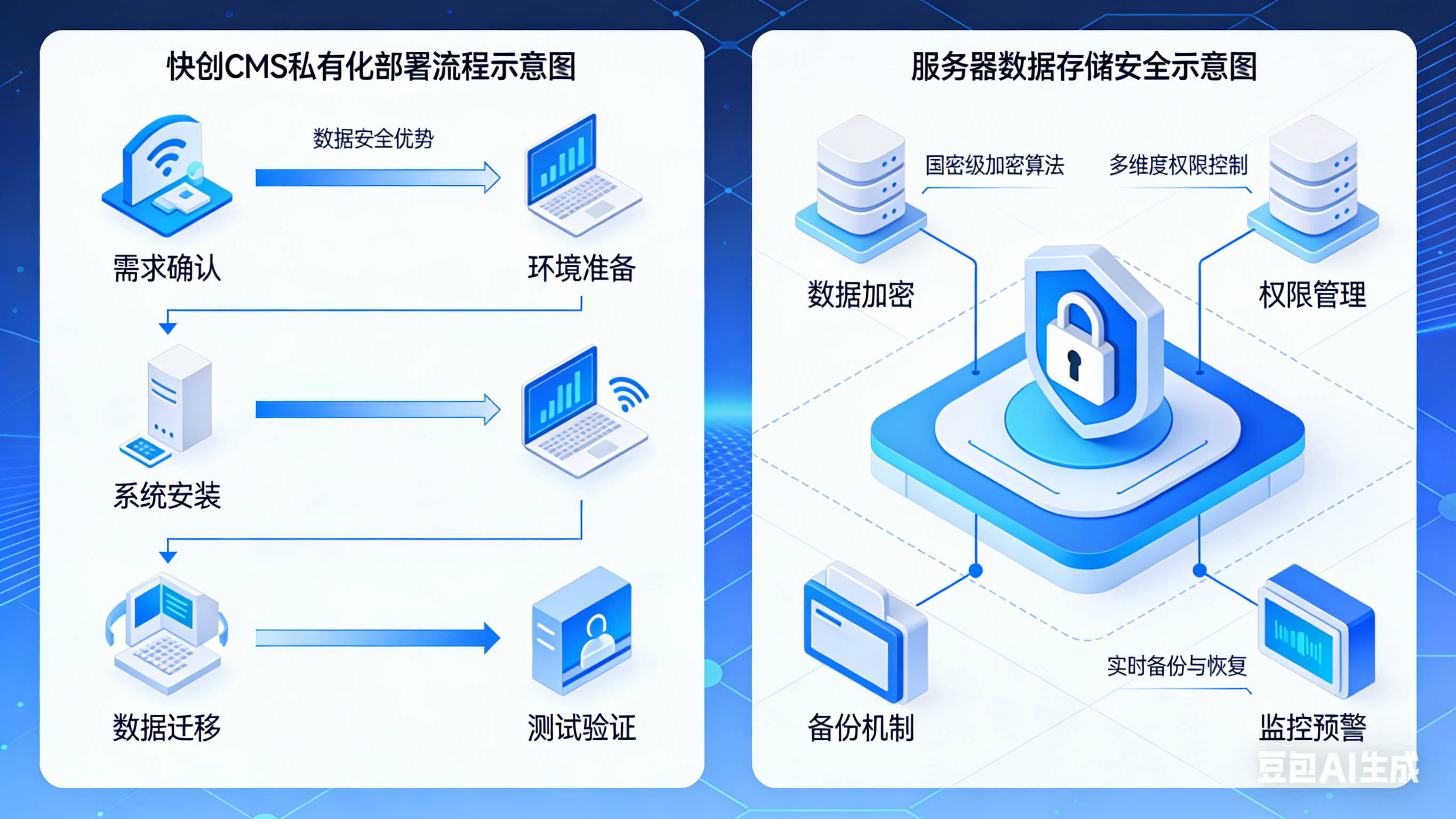 快创CMS私有化部署优势解析,数据安全更有保障